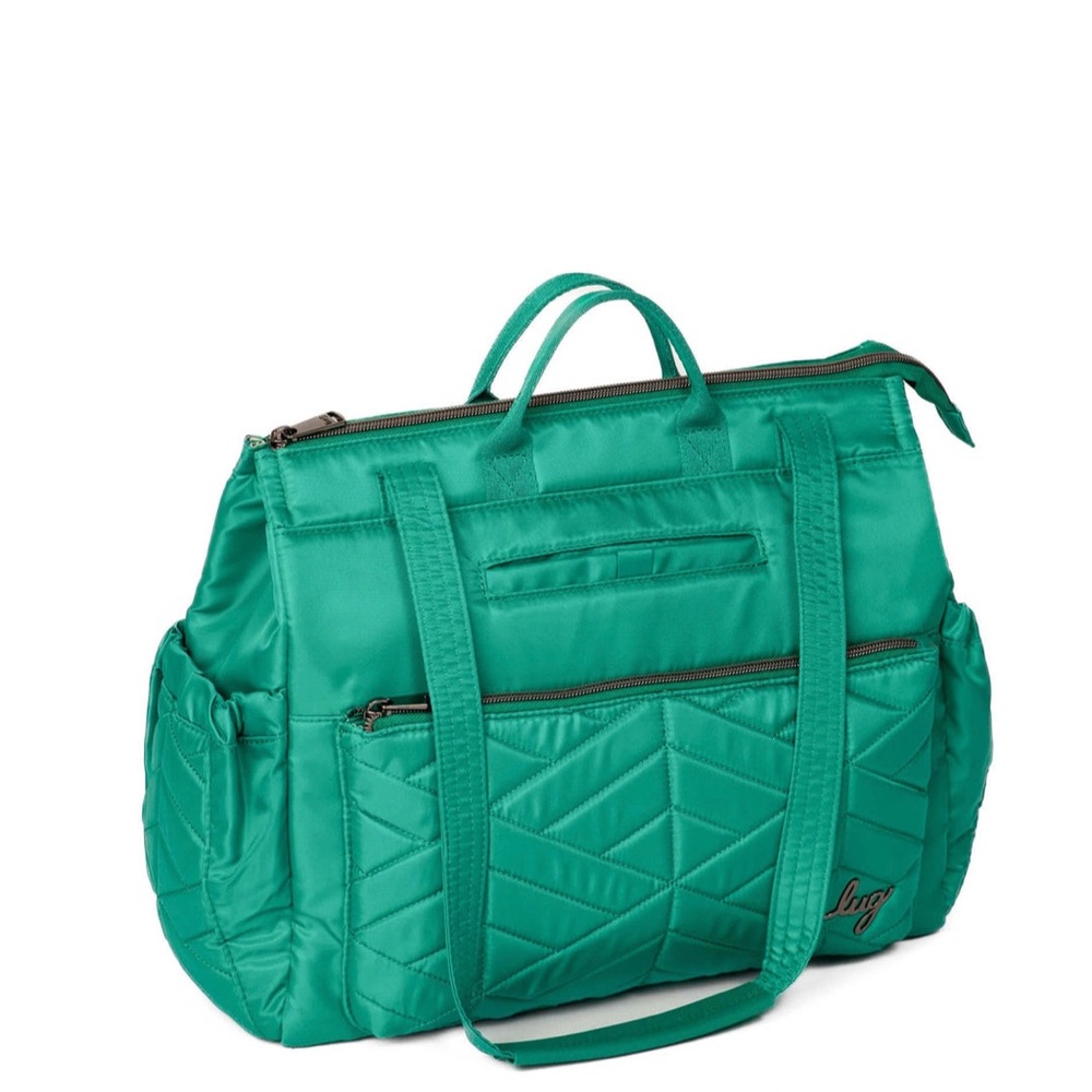 Lug Soprano Tote Bag Kelly Green or Black NWT - Picture 3 of 16
